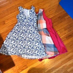 Lot of three Mata Traders fit and flaire dresses